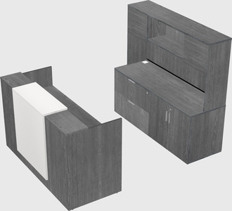 Modular reception desk