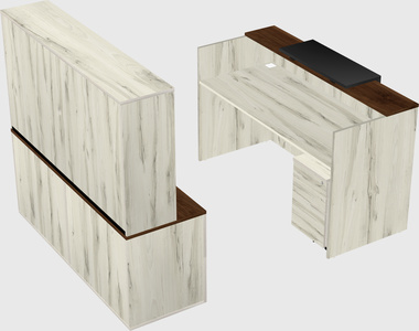 Modular reception desk
