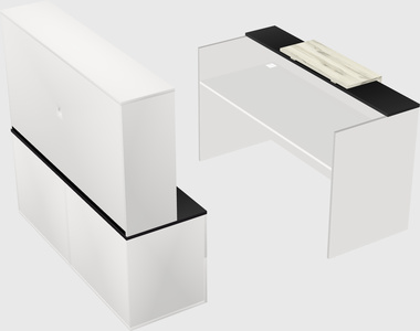 Modular reception desk