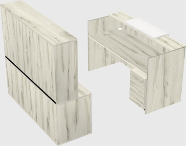 Modular reception desk