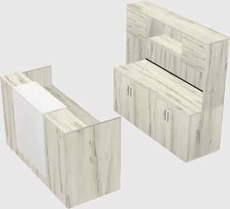 Modular reception desk