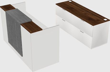 Modular reception desk