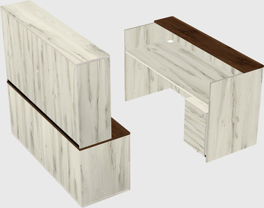 Modular reception desk