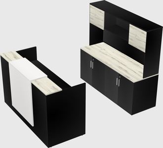 Modular reception desk