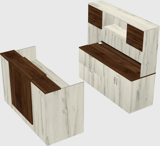 Modular reception desk