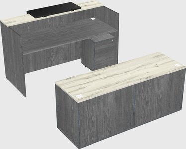 Modular reception desk