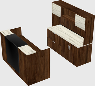 Modular reception desk