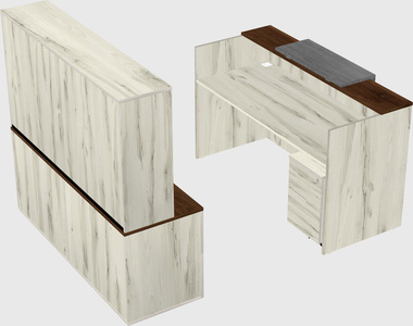 Modular reception desk
