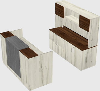 Modular reception desk
