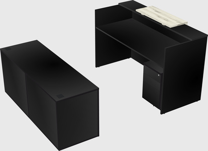 Modular reception desk