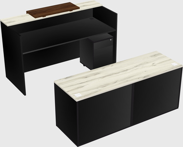 Modular reception desk