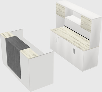Modular reception desk
