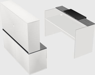 Modular reception desk