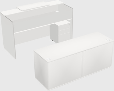 Modular reception desk
