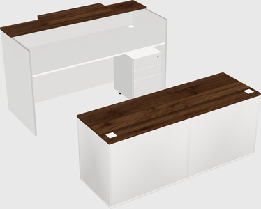 Modular reception desk