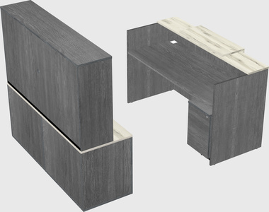 Modular reception desk