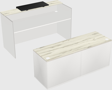 Modular reception desk