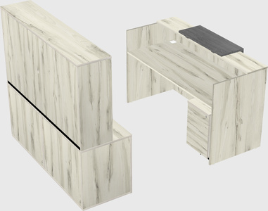 Modular reception desk
