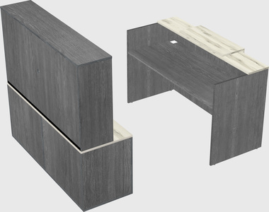 Modular reception desk