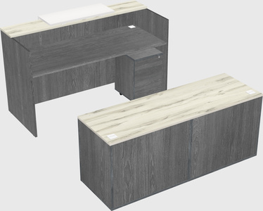 Modular reception desk