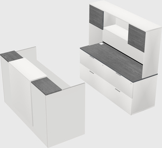 Modular reception desk