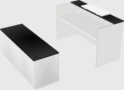 Modular reception desk
