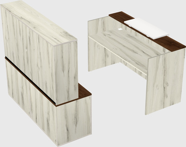 Modular reception desk
