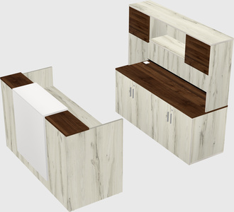 Modular reception desk