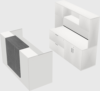 Modular reception desk