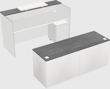 Modular reception desk
