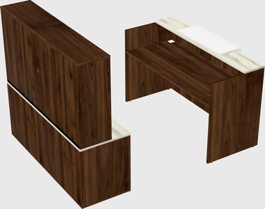 Modular reception desk