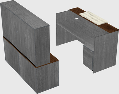 Modular reception desk