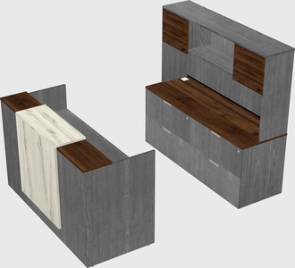 Modular reception desk