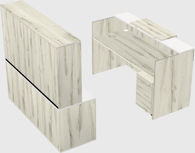 Modular reception desk
