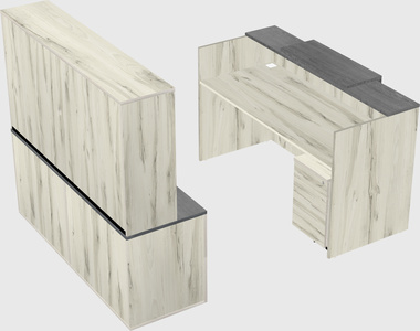 Modular reception desk