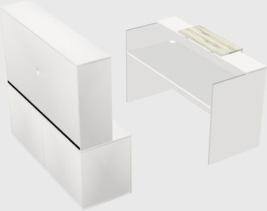 Modular reception desk