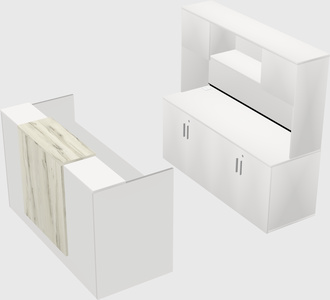 Modular reception desk