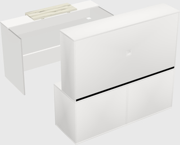 Modular reception desk