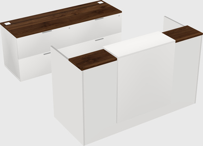 Modular reception desk