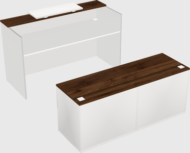Modular reception desk