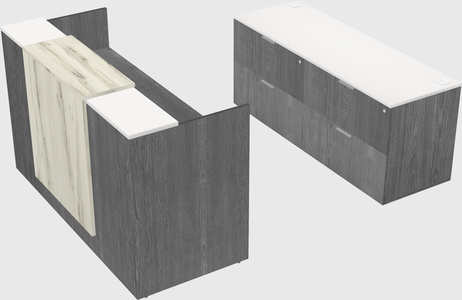 Modular reception desk