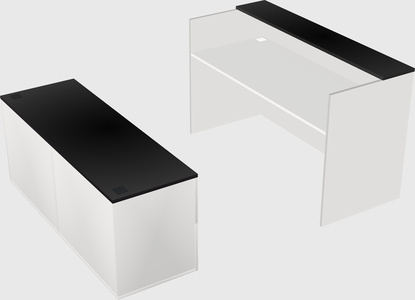 Modular reception desk