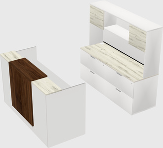 Modular reception desk