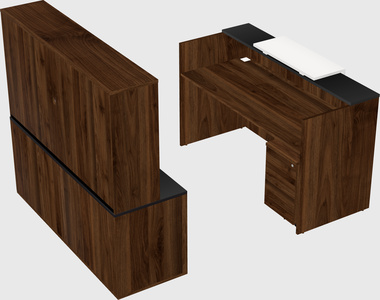 Modular reception desk