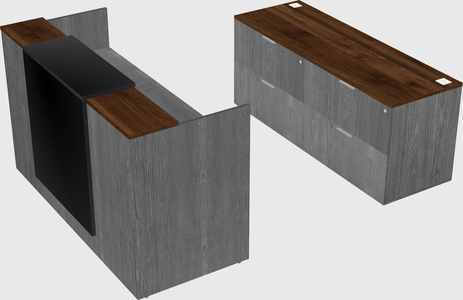 Modular reception desk