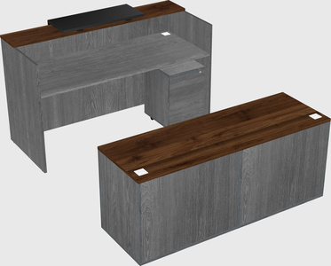 Modular reception desk