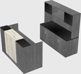Modular reception desk