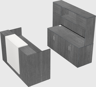 Modular reception desk