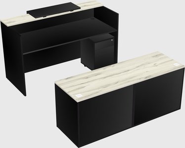 Modular reception desk