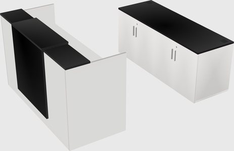 Modular reception desk